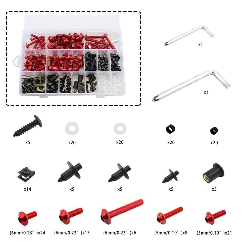 Motorcycle rectifier bolt kit, body screws and nuts, universal CNC complete, suitable for Honda . n