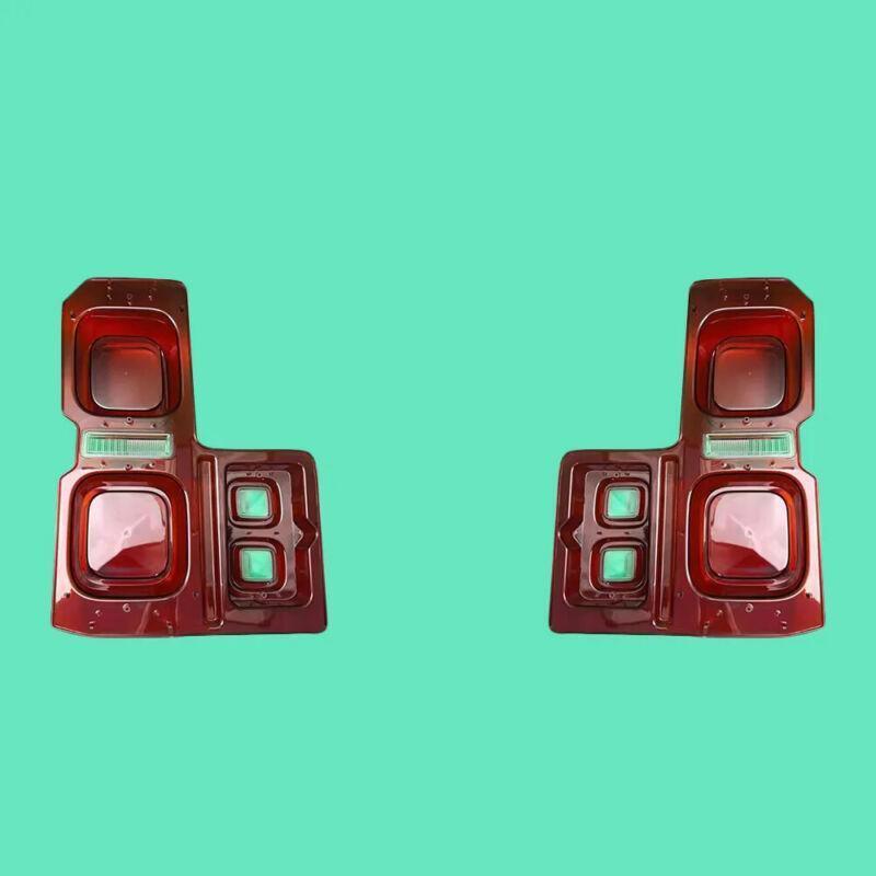 A Pair For LR for Defender 130 110 90 2020-24 Red Rear Tail Light Lens Cover Replace n