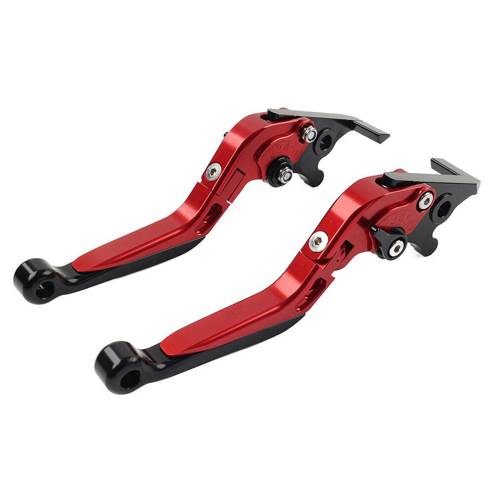 CNC Folding Extendable Brake Clutch Levers for Kawasaki Z900RS 18-22 ZX6R red Q