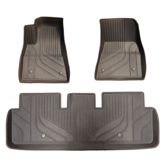 Full Set of Floor Liners for 2023 for Tesla Model 3 Highland TPE All-Weather Floor Liners Q