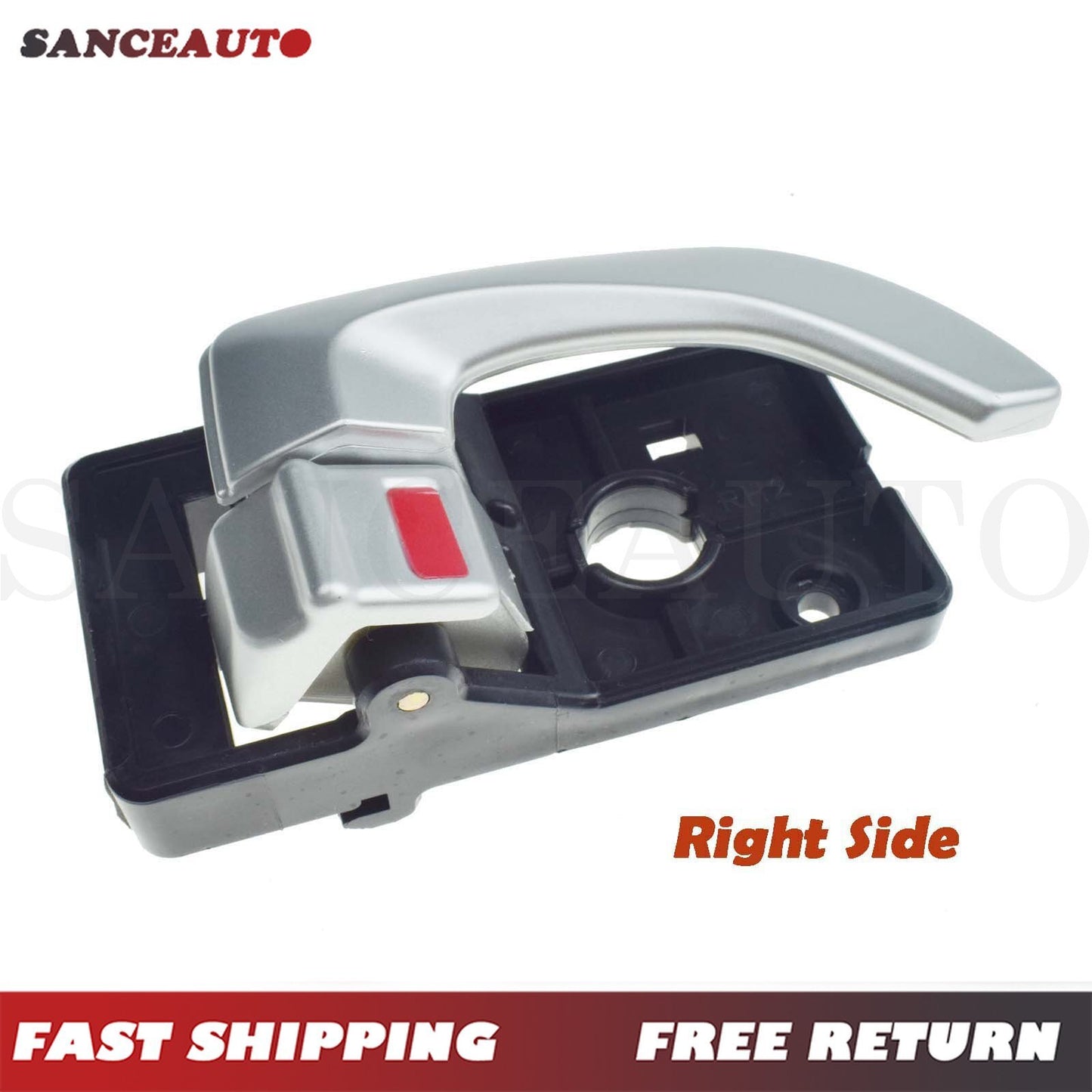 Silver interior door handle for right-hand use on for Hyundai for Tucson 2005-2009 826202E000- n