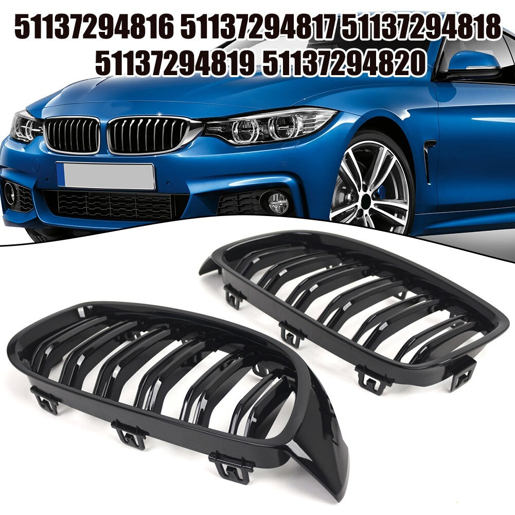For 4 Front Bumper Air Intake Grille 51137294813 51137294814 v