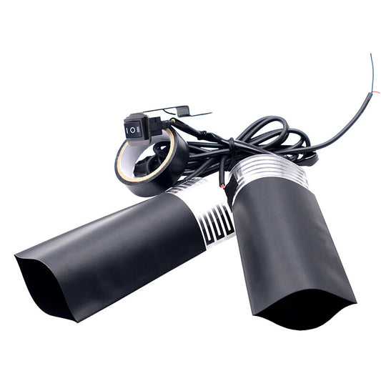 7/8Motorcycle Electric Heating Adjustable High/Low Temperature Handle Cover Kit v