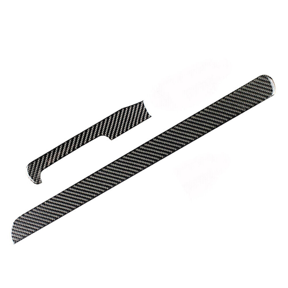 2 Pcs Carbon Fiber Copilot Dashboard Panel Cover for VW for Golf 6 MK6 2008-2013