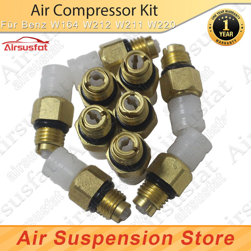 10x for Benz W251 W164 W212 W211 W220 Air Suspension Repair Kit Air Valve M8