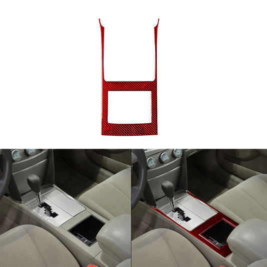 Red 8Pcs Door Outer Handle Trim Cover Carbon Fiber for VW Touareg 2011-2018 v