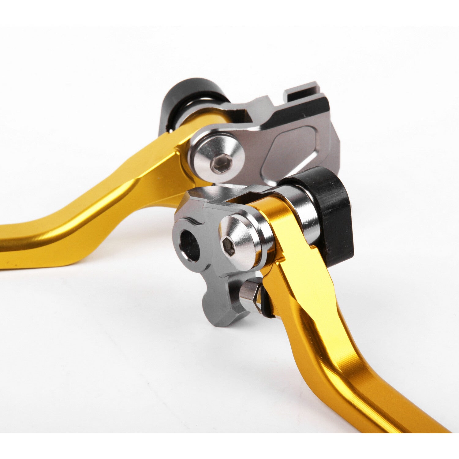 Fit for Kawasaki KX65 KX85 KX100 2001-2021 KX125 Pivot Clutch Brake Levers Gold US