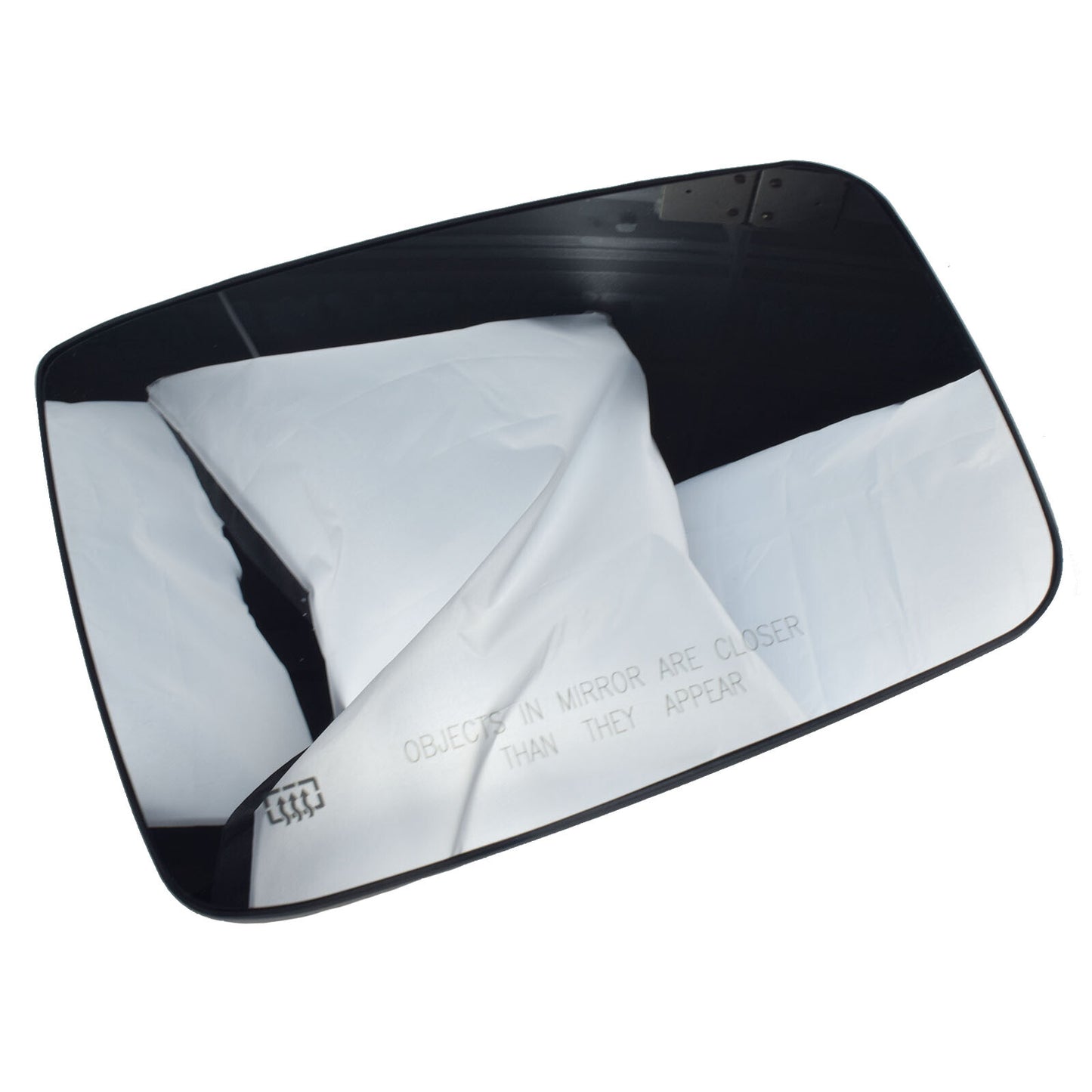Right side passenger-side heated mirror 68050298AA, suitable for Ram 1500 2500, 2009-2018. Q