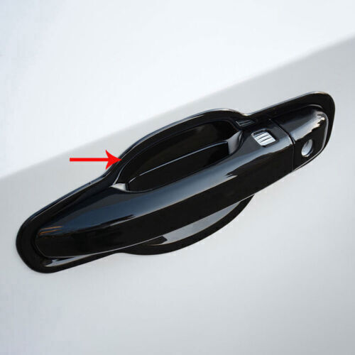 8X Bright Black Outside Door Bowl Frame Cover Trim for Honda Accord 10th 18-2022