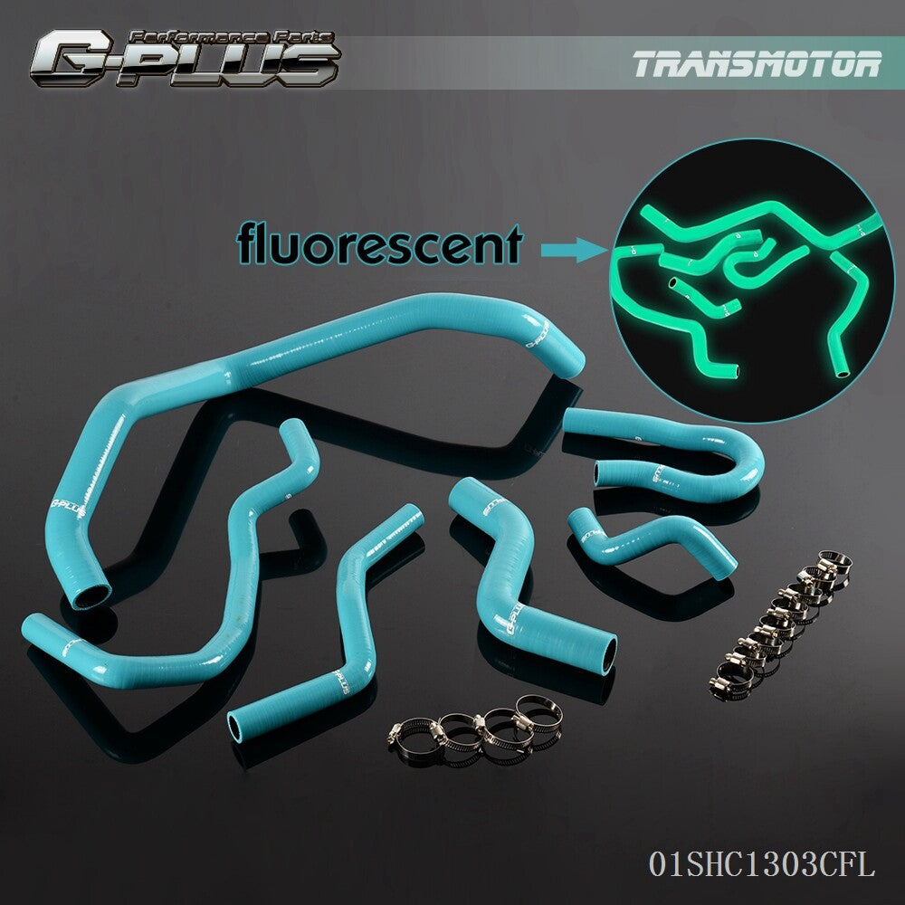 Suitable for for Honda for Civic Sohc D15 D16 EG EK 92-00 Silicone Radiator Hose Fluorescent - v