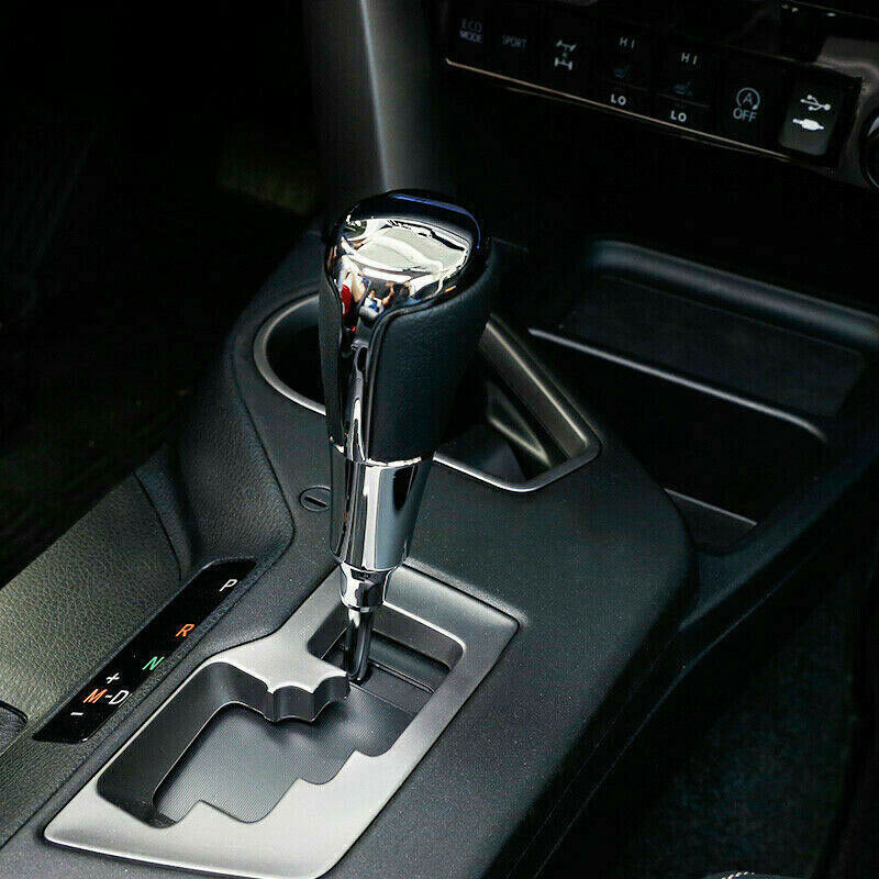 for Toyota RAV4 2014-2018 ABS Chrome Interior Gear Shift Knob Cover Trim