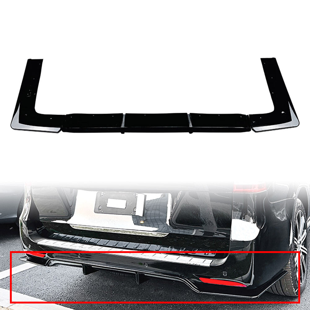 Rear Bumper Splitter Spoiler Lip for Mercedes-Benz V Class V260 W447 2018-23