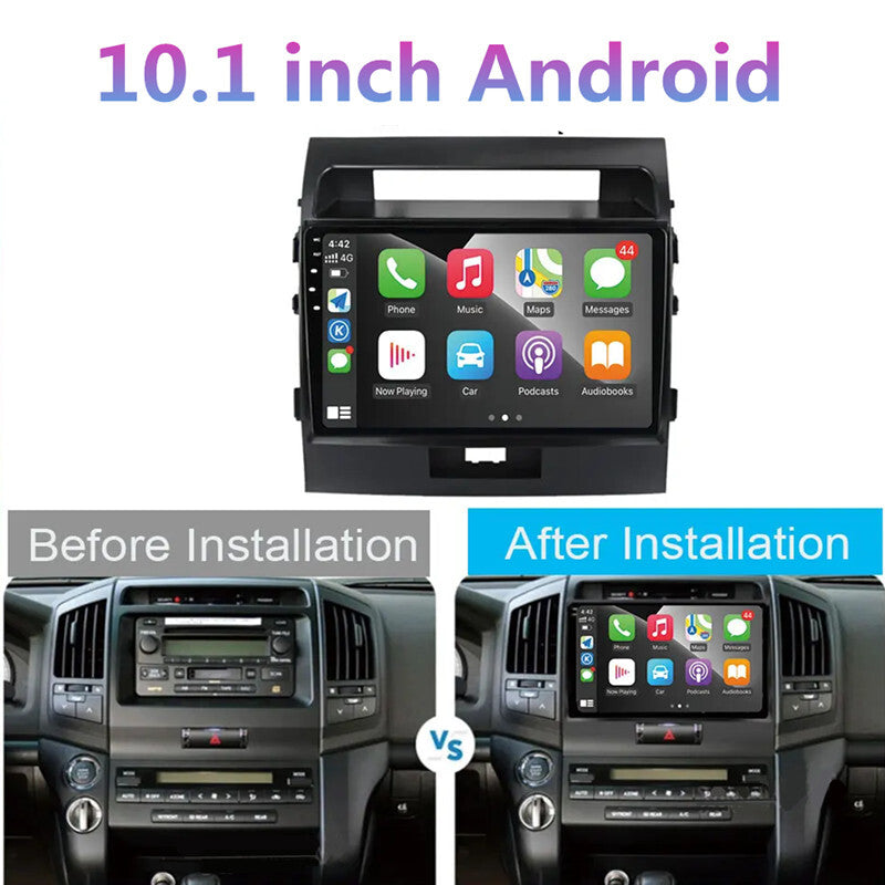 Android Radio Multimedia HeadUnit Stereo GPS Navi for 07-15 for Land Cruiser LC200