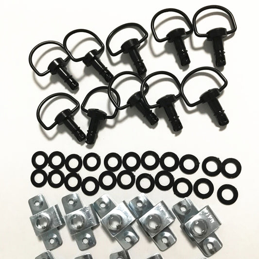 Fairing Quick Release Clip D-Ring Race Fasteners 1/4 Turn Dzus Accessories Parts Q