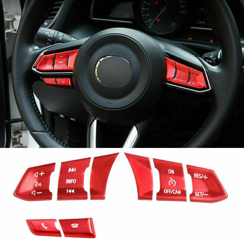 Real Carbon Fiber Car Window Switch Panel Cover Trim For 2017-2021 for Model 3- v