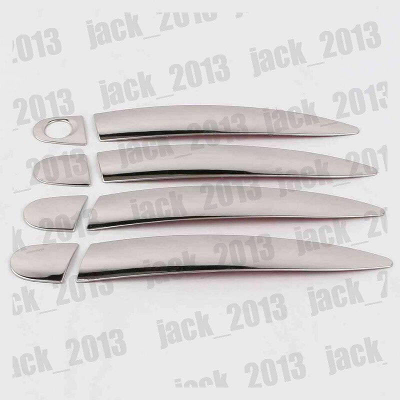 for BMW 3-Series 2013-2019 8PCS Cover Trim silvery stainless Side Door Handle