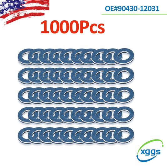 1000-piece pack of drain plug gaskets for washing machine shredder 90430-12031 suitable for Toyota Parker Tundra Q