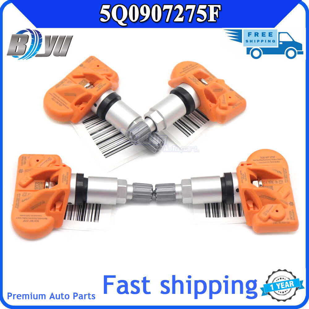 4-pack TPMS tire pressure sensor 5Q0907275B, 5Q0907275F suitable for Audi , , , for Passat - v
