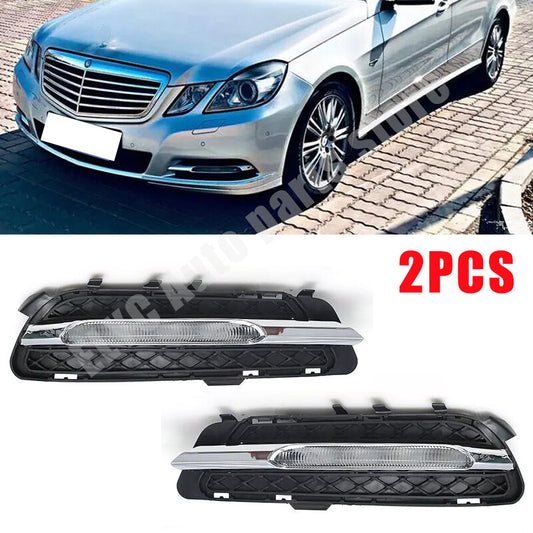 1Pair LED daytime running lights fog lamp for Mercedes-Benz W212 E250 09-13