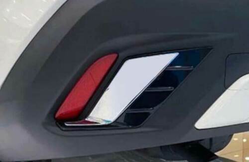 for Toyota for Corolla Cross 22-24 SilverBlack Rear Fog Light Lamp Side Panel Trim