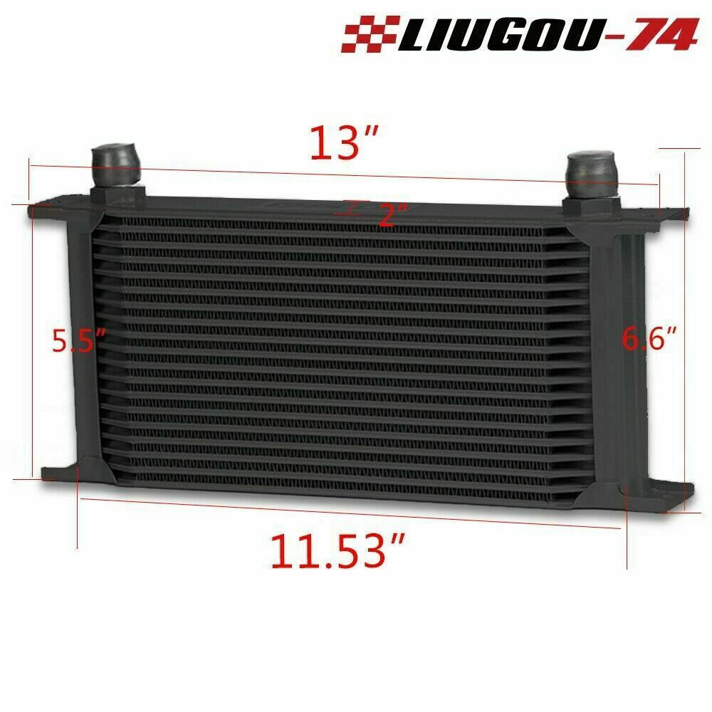 19-line AN10 Universal Performance Aluminum Alloy Engine Oil Cooler Filter Adapter Kit Q