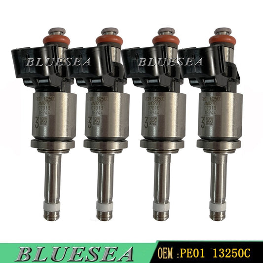 4PCS Fuel Injectors PE0113250C For 2012-2018 for Mazda 3 16-18 CX-3 13-16 CX-5 2.0L