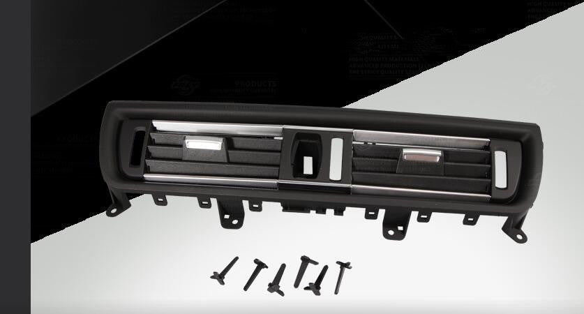 Front Silver Console Grill Dash AC Air Vent For F10 F11 F18 520i 523i 525i v
