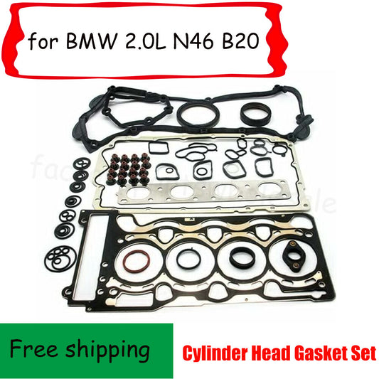 Engine cylinder head gasket repair kit suitable for 120i, 320i, X3, E91, E92 2.0L N46 B20- n