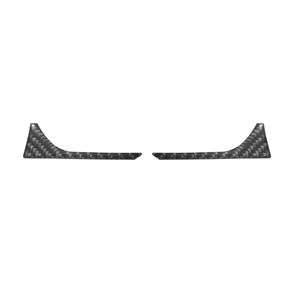 2Pcs Nevigation Lower Panel Trim Strip Carbon Fiber for Chevy Camaro 2016-2018