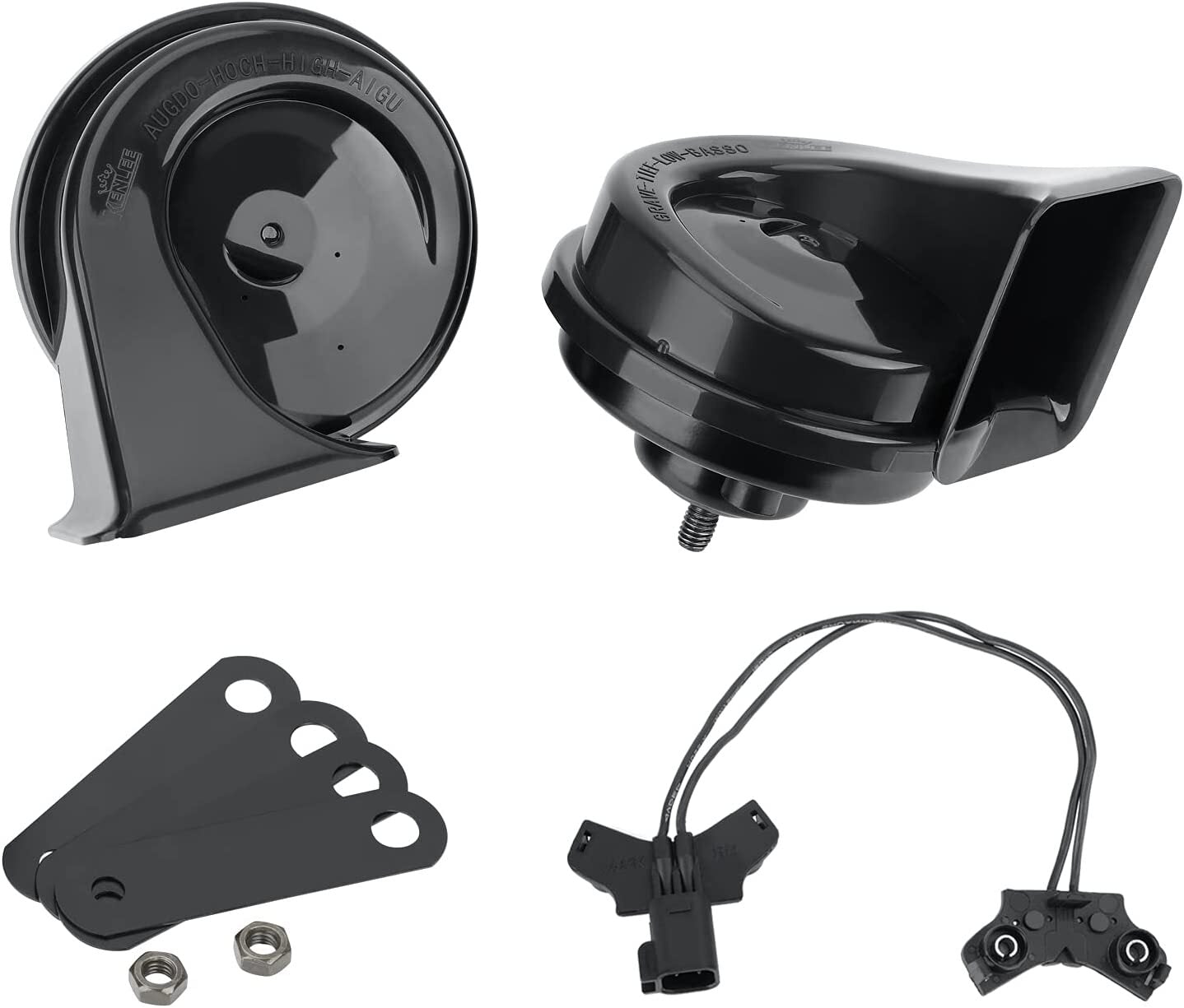 MrHorn 12v Eletric Horns for Ford ESCORT ESCAPE for MUSTANG FOCUS MONDEO TAURUS EDGE