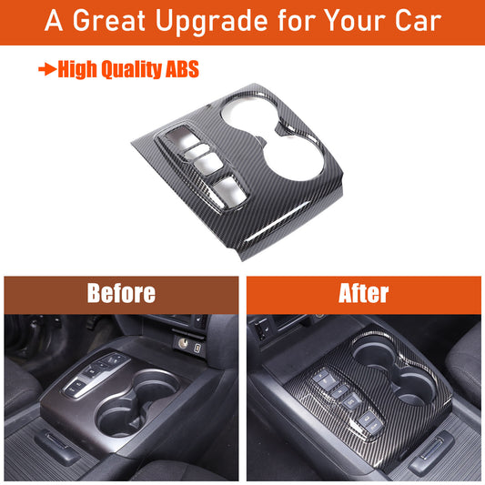 Suitable for 2020-2023 for Honda Ridgeline carbon fiber exterior center console gear shift cover. n