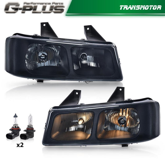 Headlights Headlamp for CHRome/Smoked Fits for Express for GMC Savana Van 2003-2019- v