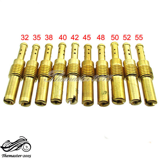 Pilot Slow jet 32 35 38 40 42 45 48 50 52 55 For Keihin Carbs PJ PWK PWM PE PD Q