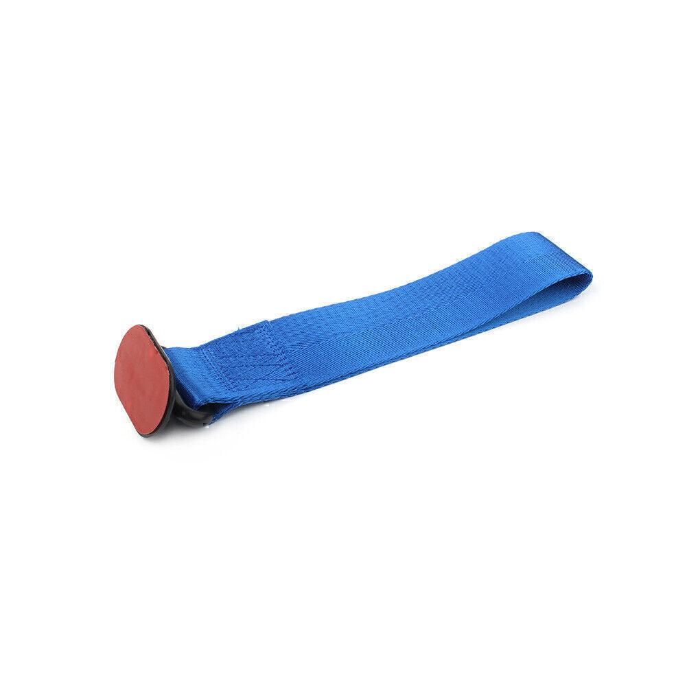 Blue Car Tow Towing Strap Belt Racing Drift Rope Rally Hook Universal fit