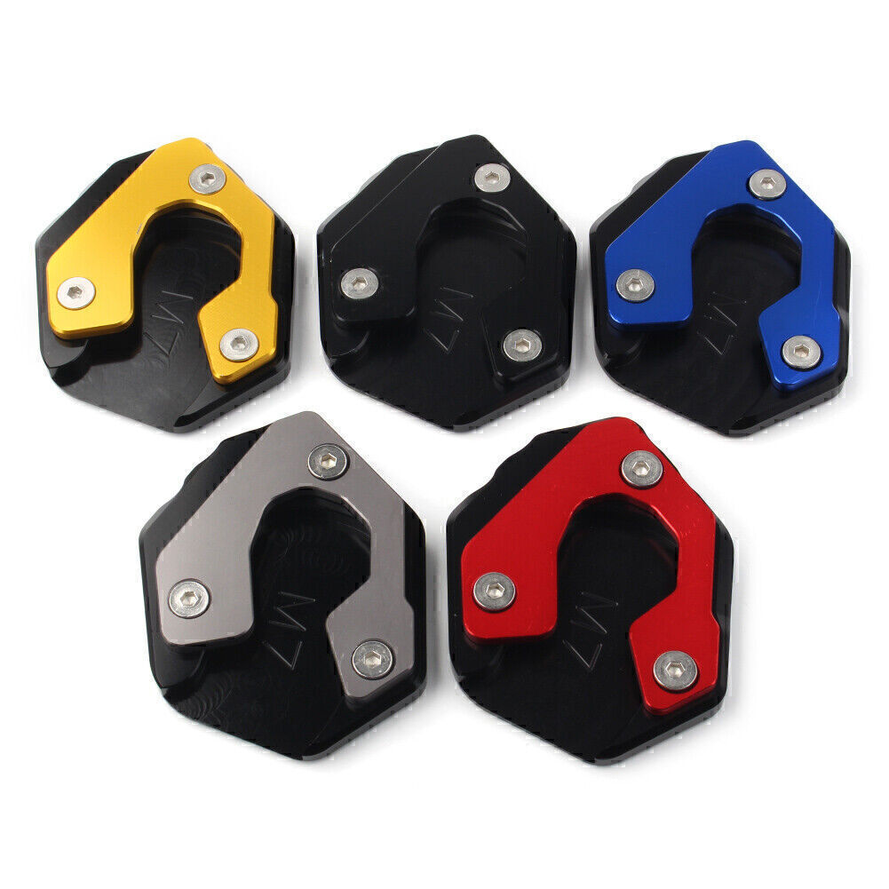 Motorcycke Kickstand Side Stand Extension Plate Pad for Yamaha MT-07 FZ-07 Q