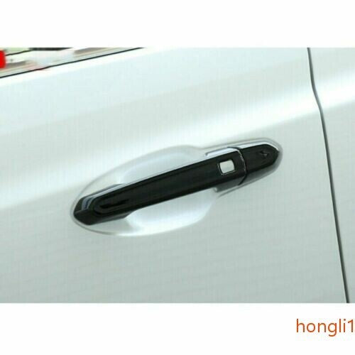 for Cadillac XTS 2013-2017 Gloss Black Outside Door Handle Molding Cover Trim 8P