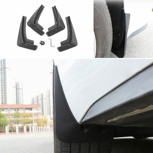 Fit for Cadillac CT4 2020-24 ABS Black Look Splash Guards Mud Flaps Mudguard 4X