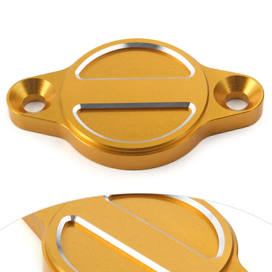 Engine Oil Filter Caps Cover Guard Fit for DUCATI Monster 1100 1200 Multistrada Gold