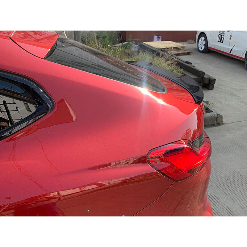 Glossy black ABS Car Rear Tail Trunk Spoiler Wing Lip For X4 2019-2024 B n