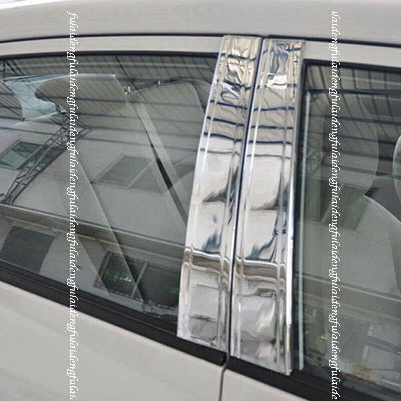 for Toyota for Corolla 2009-2013 Stainless Steel Window Pillar Posts Door Trim Cover