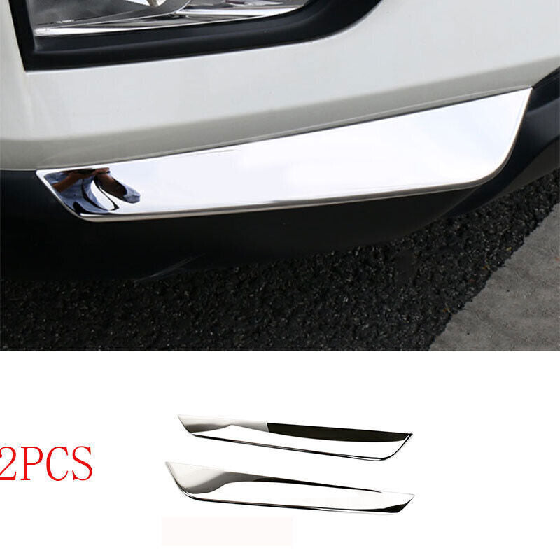 Chrome Steel Front Grille Grill Ring Cover Trim Fit For Rogue 2018-2020 n
