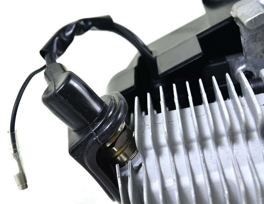 50cc, 47cc, 49cc 2-step motor suitable for mini pocket bikes, scooters, off-road bikes, and all-terrain vehicles.