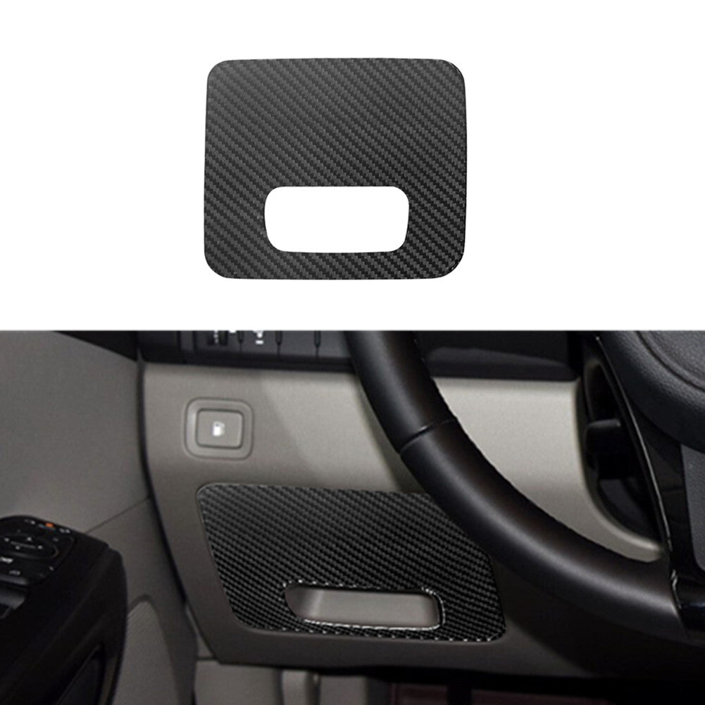 Red Carbon Fiber Steering Wheel Accent Trim Cover for MINI Cooper 2007-2011 v