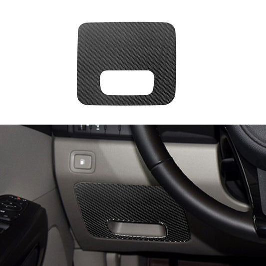 Red Carbon Fiber Steering Wheel Accent Trim Cover for MINI Cooper 2007-2011 v