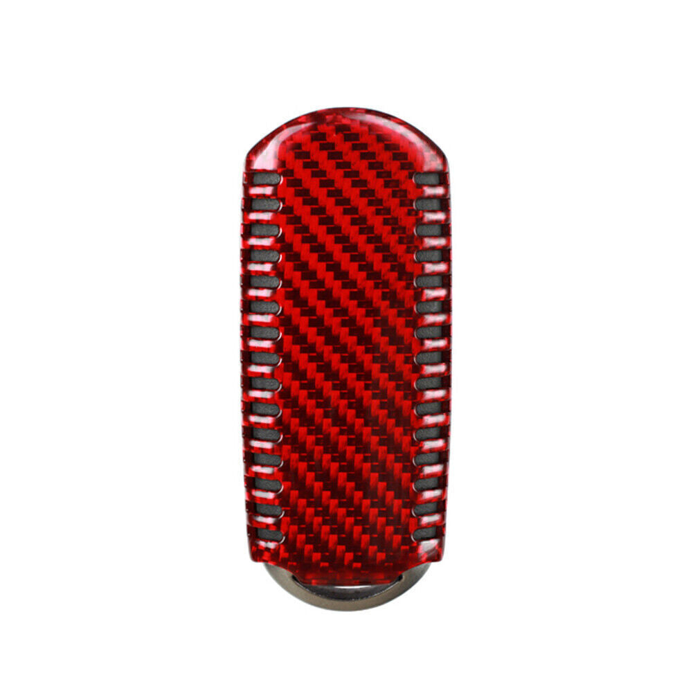Carbon Fiber Red Remote Key Shell Cover Case for Mazda 2 3 5 6 CX-3 CX-5 CX-9 Q