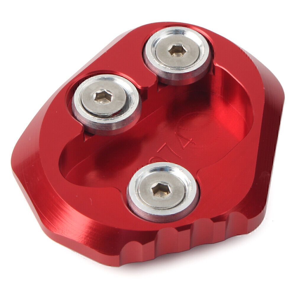 Kickstand Side Stand Plate Extension Pad for YAMAHA YZF-R6 2017-2018 Red Q