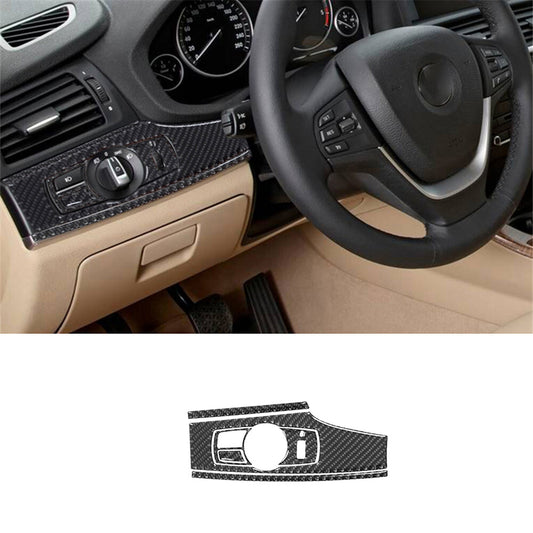 2X Carbon Fiber Drive Side Air Vent Panel Cover Trim for Mazda CX-9 2010-2015 v