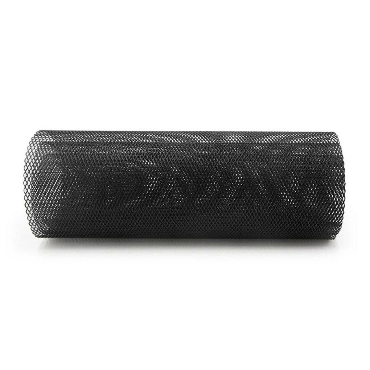 Hexagonal grille mesh front bumper cover with vents, 40 inches x 13 inches, universal design. n