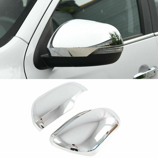 Side Door Mirror Chrome Cover Trim for Mitsubishi Montero/Pajero Sport 2016-2021