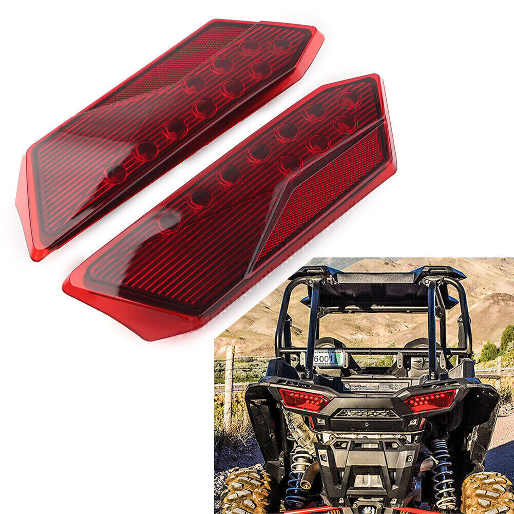 For 2014-2018 for Polaris RZR 1000 XP 900 900s 900xc Turbo Black LED Tail Red Lights